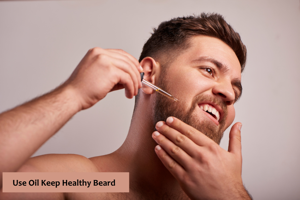 oil beard and make it healthy
