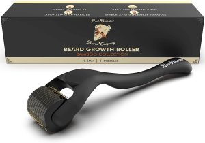 Red-Blooded Beard Growth Roller - 540 0.5MM Titanium Needles - Derma Roller for Men